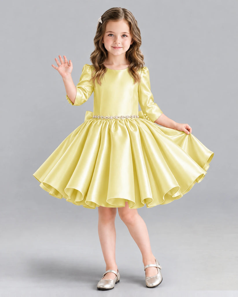 Daffodil Ball Gown Girls Formal Dress Front