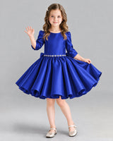 Royal Blue Ball Gown Girls Formal Dress Front