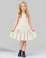 Ivory A-line Girls Formal Dress Front