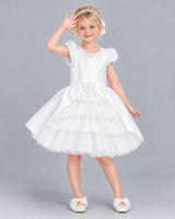 Ivory Ball Gown Girls Formal Dress Pose [Shared]
