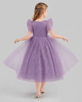 Wisteria Ball Gown Flower Girl Dresses Back