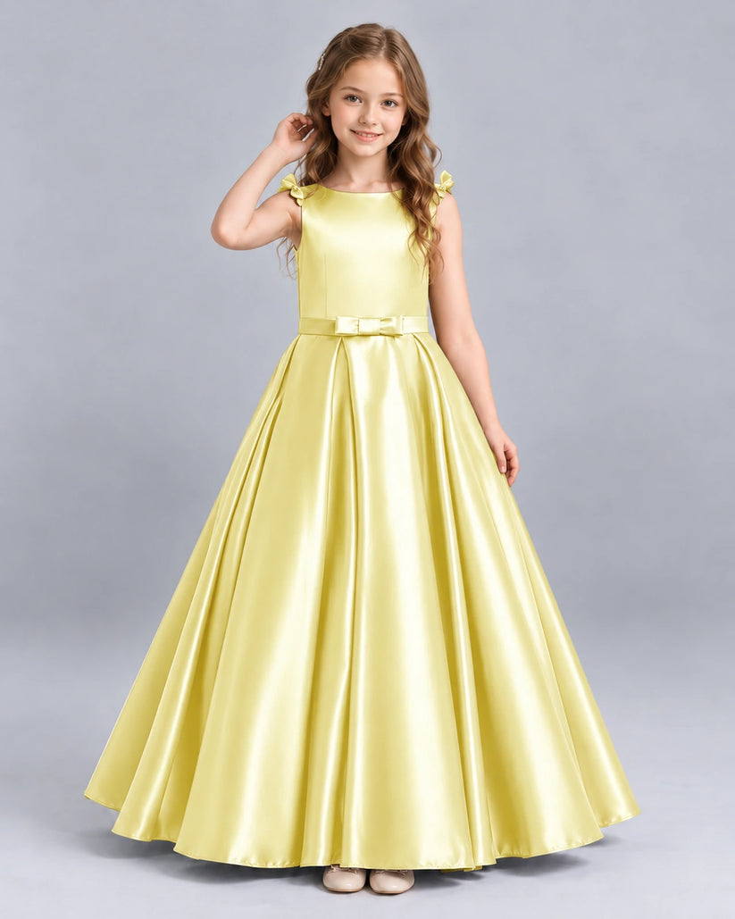 Daffodil Ball Gown Girls Formal Dress Front