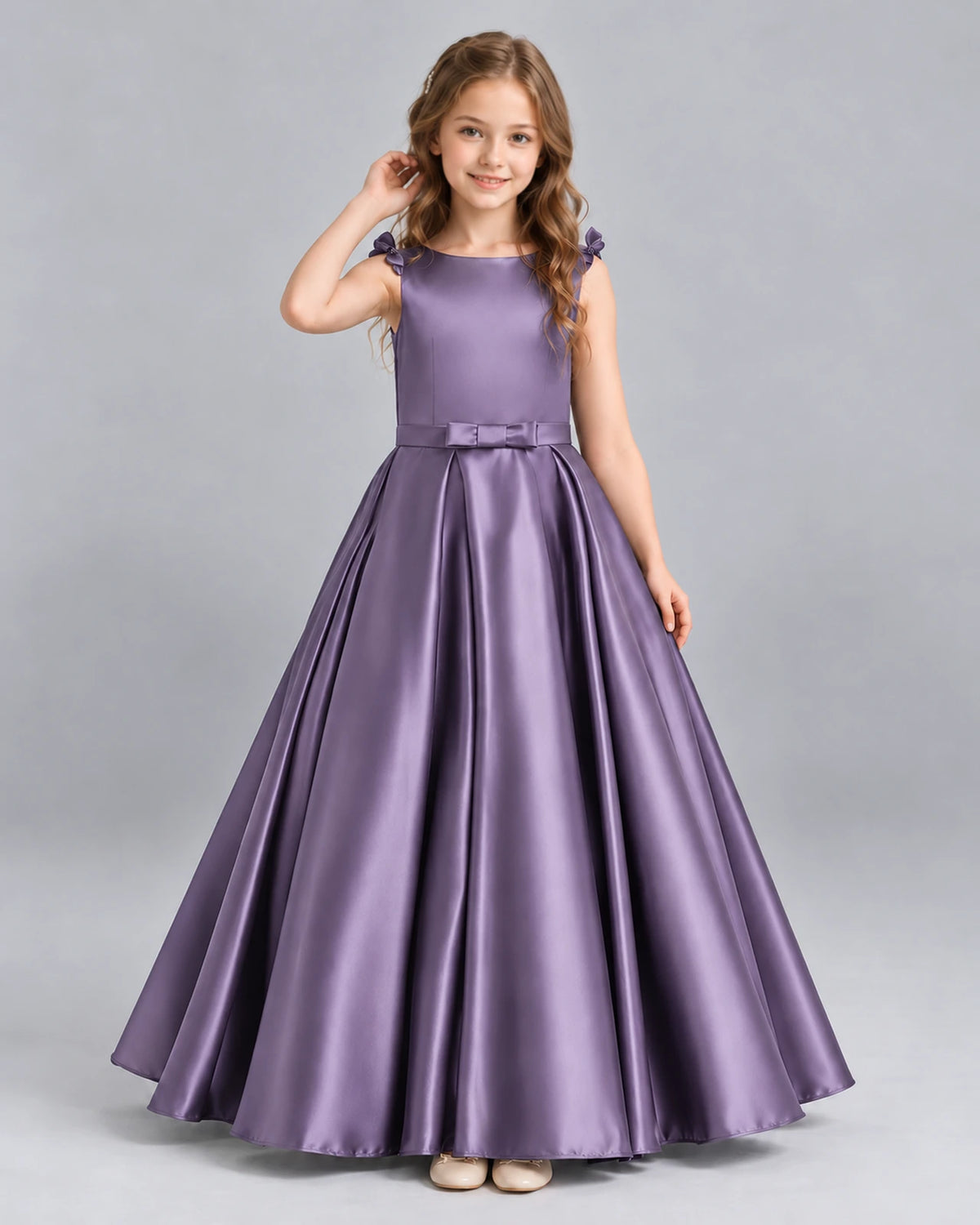 Wisteria Ball Gown Girls Formal Dress Front