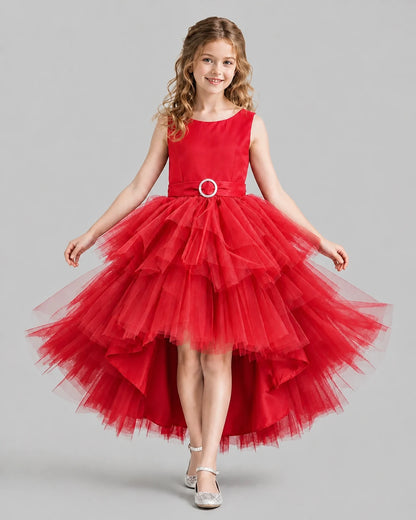 Windred Flared Girls Formal Dresses Front