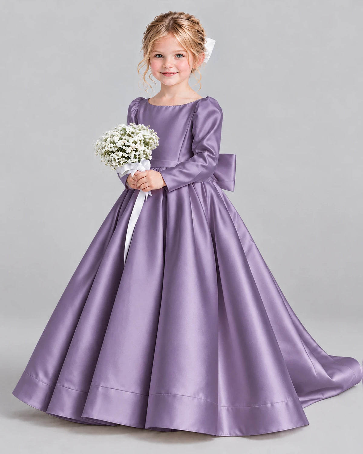 Wisteria Ball Gown Girls Formal Dress Front