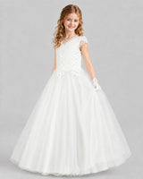 Ivory Ball Gown First Communion Dresses Front