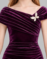 Purple Mermaid Girls Formal Dress Detail [Shared]