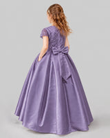 Wisteria A-line Junior Bridesmaid Dresses Back