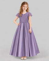 Wisteria A-line Junior Bridesmaid Dresses Front