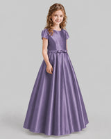 Wisteria A-line Junior Bridesmaid Dresses Side