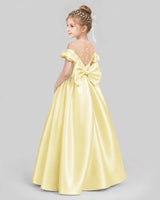 Daffodil Ball Gown Girls Formal Dresses Pose