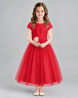 Windred A-line Flower Girl Dresses Front