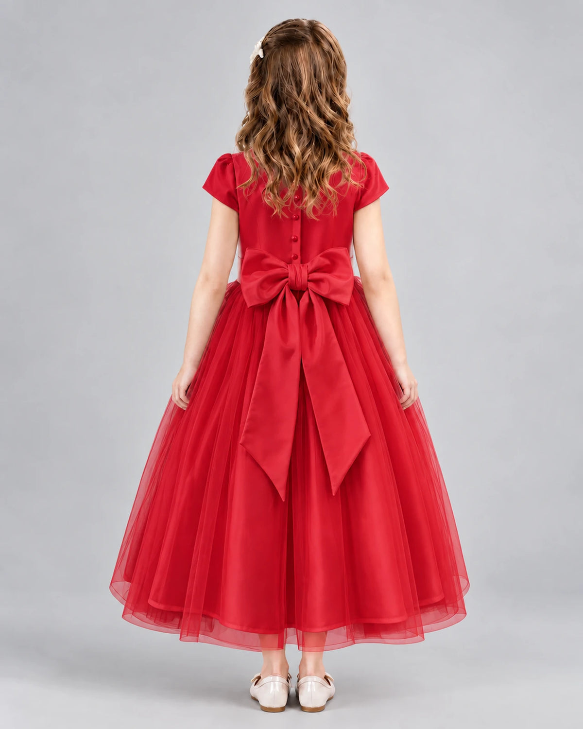 Windred A-line Flower Girl Dresses Back