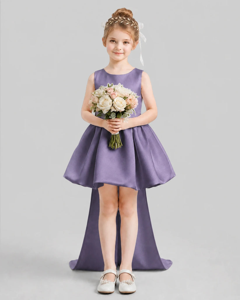 Wisteria Flared Girls Formal Dresses Pose