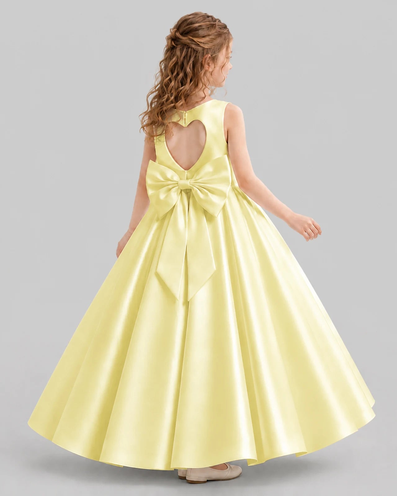 Daffodil A-line Girls Formal Dresses Back