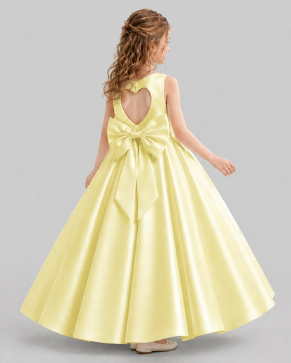 Daffodil A-line Girls Formal Dresses Back