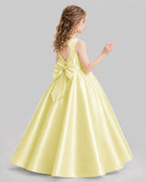 Daffodil A-line Girls Formal Dresses Pose