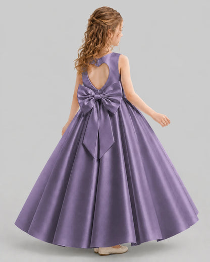 Wisteria A-line Girls Formal Dresses Back