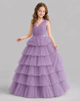 Wisteria Ball Gown Girls Pageant Dresses Front