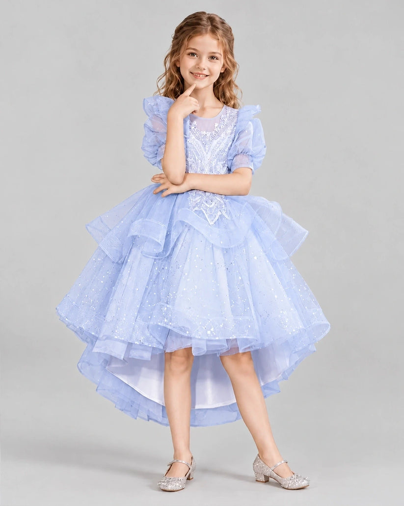 Lavender A-line Girls Pageant Dresses Pose