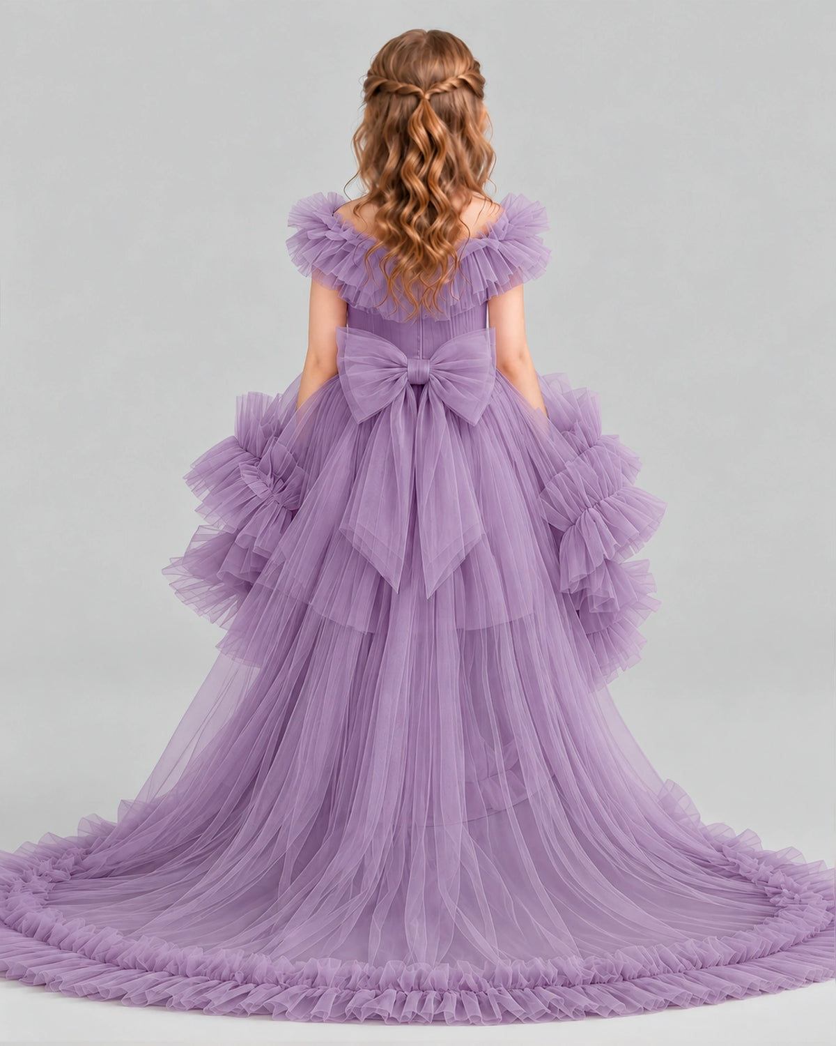 Wisteria Ball Gown Girls Pageant Dresses Back