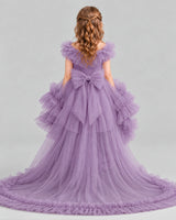 Wisteria Ball Gown Girls Pageant Dresses Back