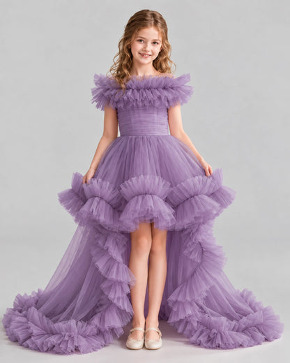 Wisteria Ball Gown Girls Pageant Dresses Front