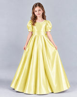 Daffodil Ball Gown Girls Formal Dress Front
