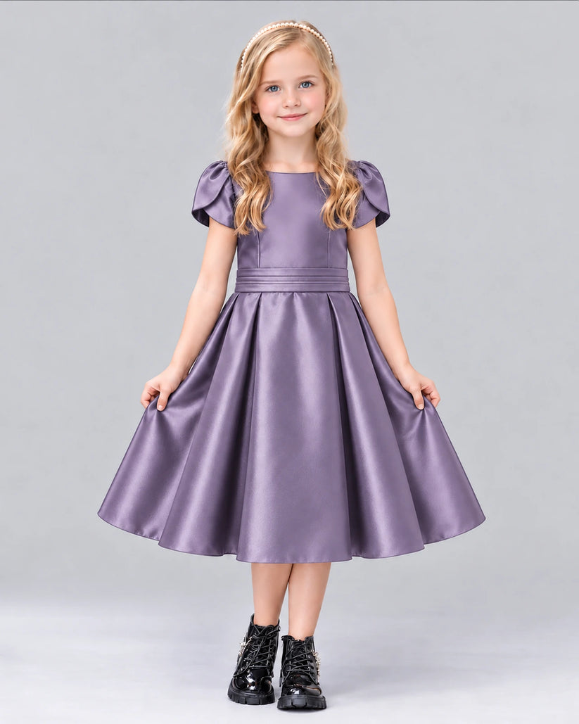 Wisteria A-line Girls Formal Dress Front