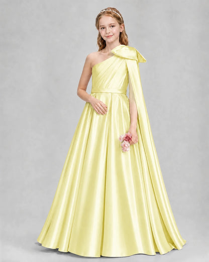 Daffodil Ball Gown Girls Formal Dresses Pose