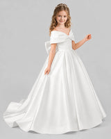 Ivory Ball Gown First Communion Dresses Side