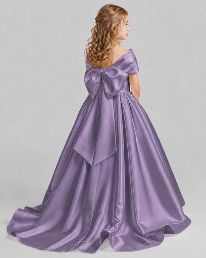Wisteria Ball Gown First Communion Dresses Back