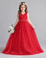 Windred Ball Gown Girls Formal Dresses Front