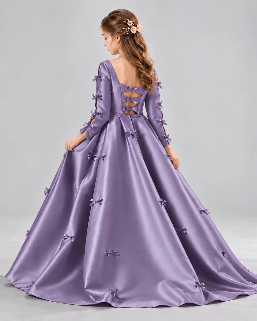 Wisteria Ball Gown Girls Formal Dresses Back