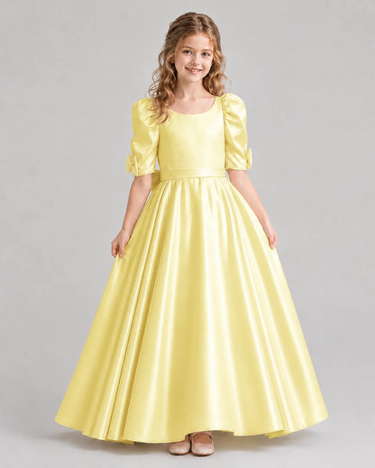 Daffodil Ball Gown Girls Formal Dresses Front
