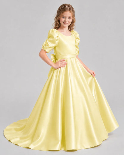 Daffodil Ball Gown Girls Formal Dresses Side
