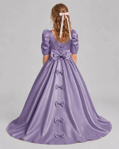 Wisteria Ball Gown Girls Formal Dresses Back