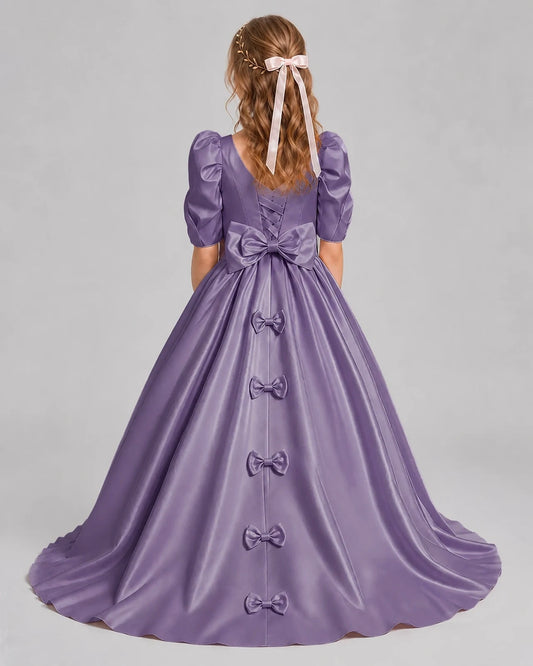 Wisteria Ball Gown Girls Formal Dresses Back