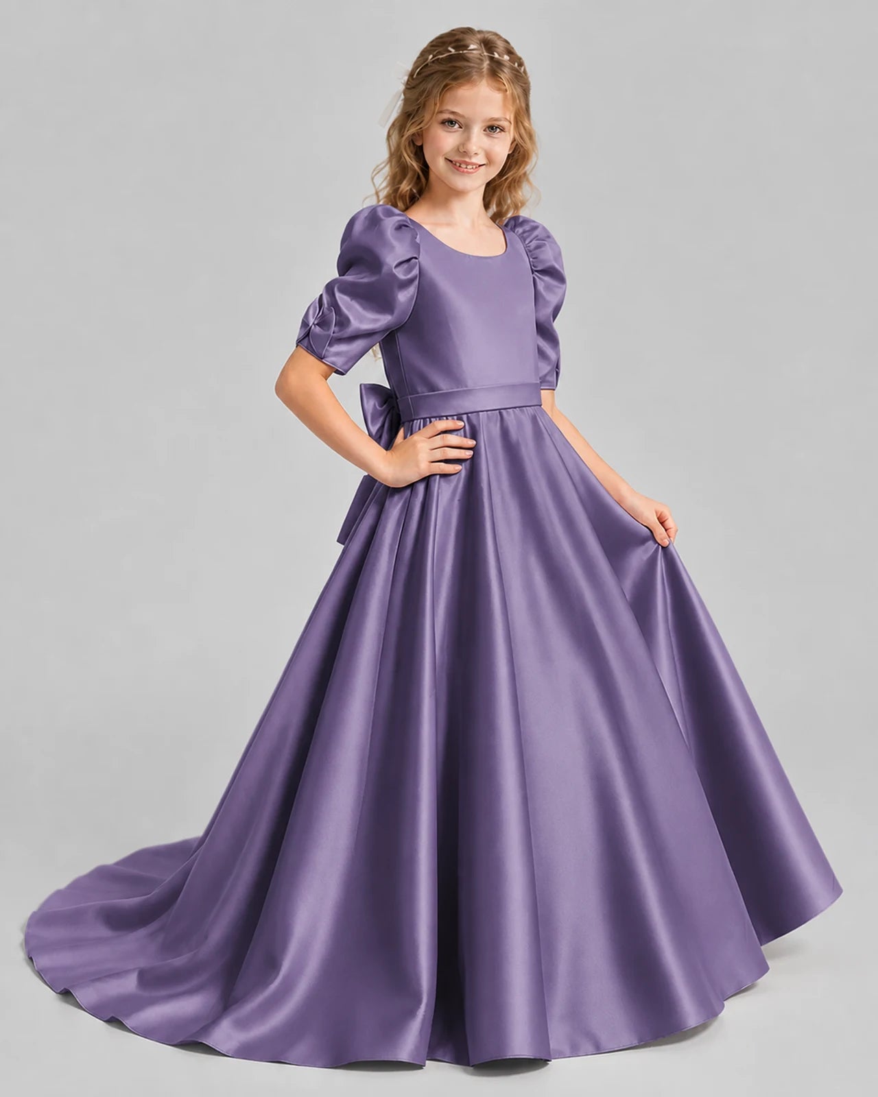 Wisteria Ball Gown Girls Formal Dresses Side
