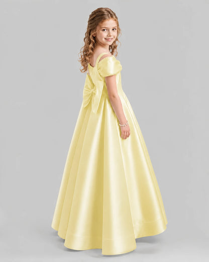 Daffodil A-line Girls Formal Dresses Back