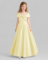 Daffodil A-line Girls Formal Dresses Front