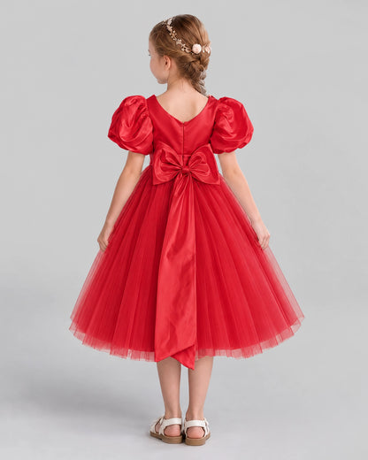 Windred A-line Girls Formal Dresses Back
