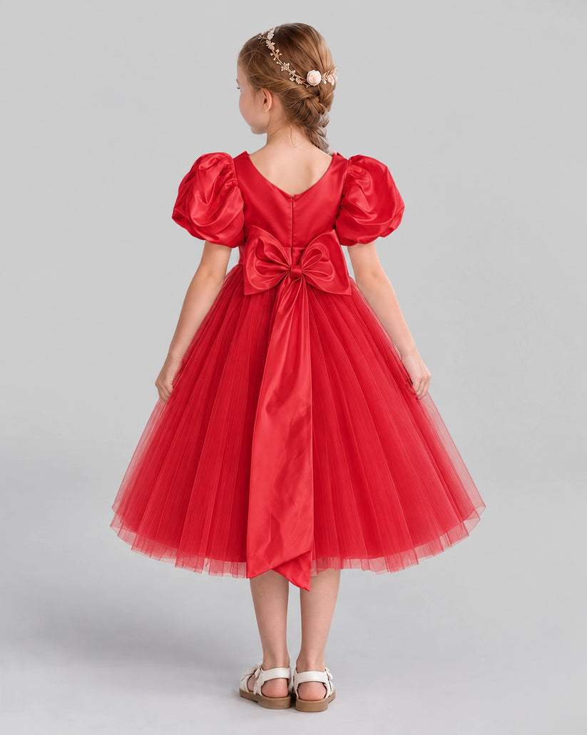 Windred A-line Girls Formal Dresses Back