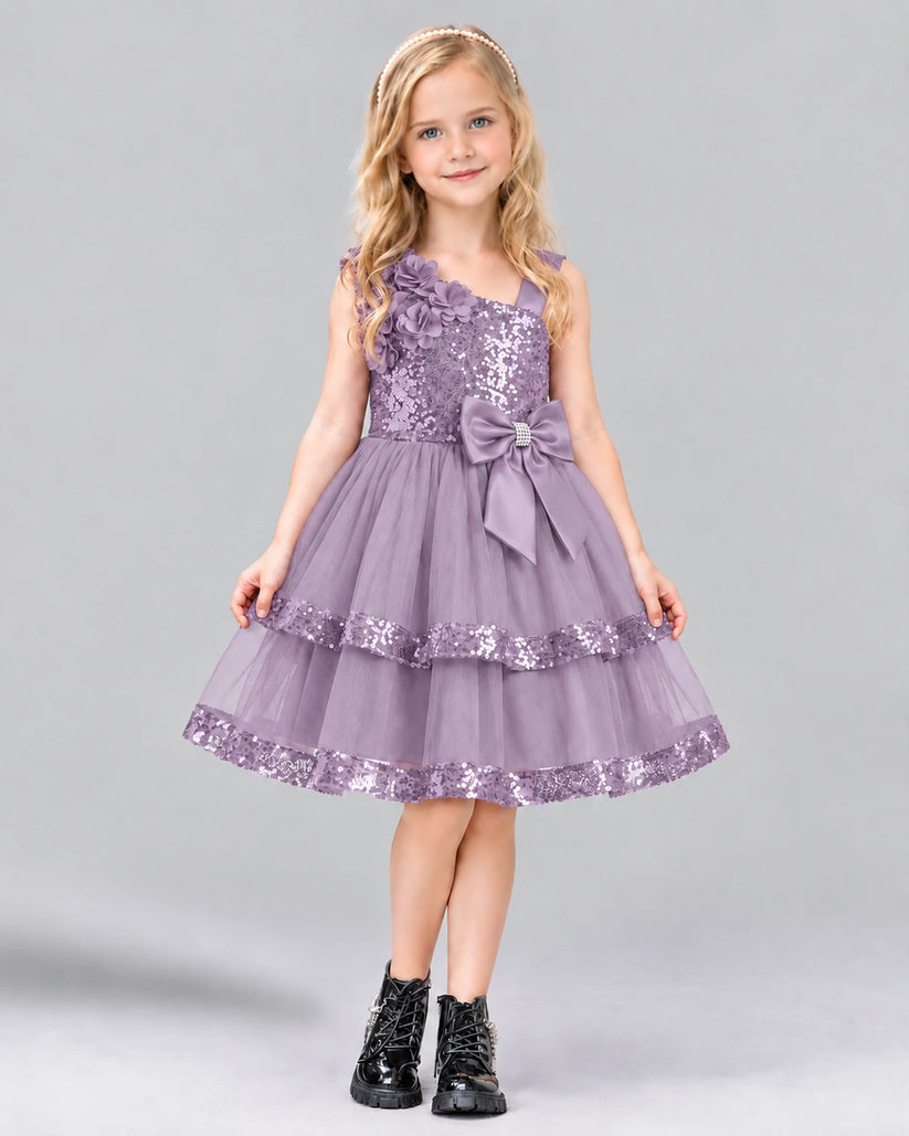 Wisteria A-line Girls Formal Dress Front