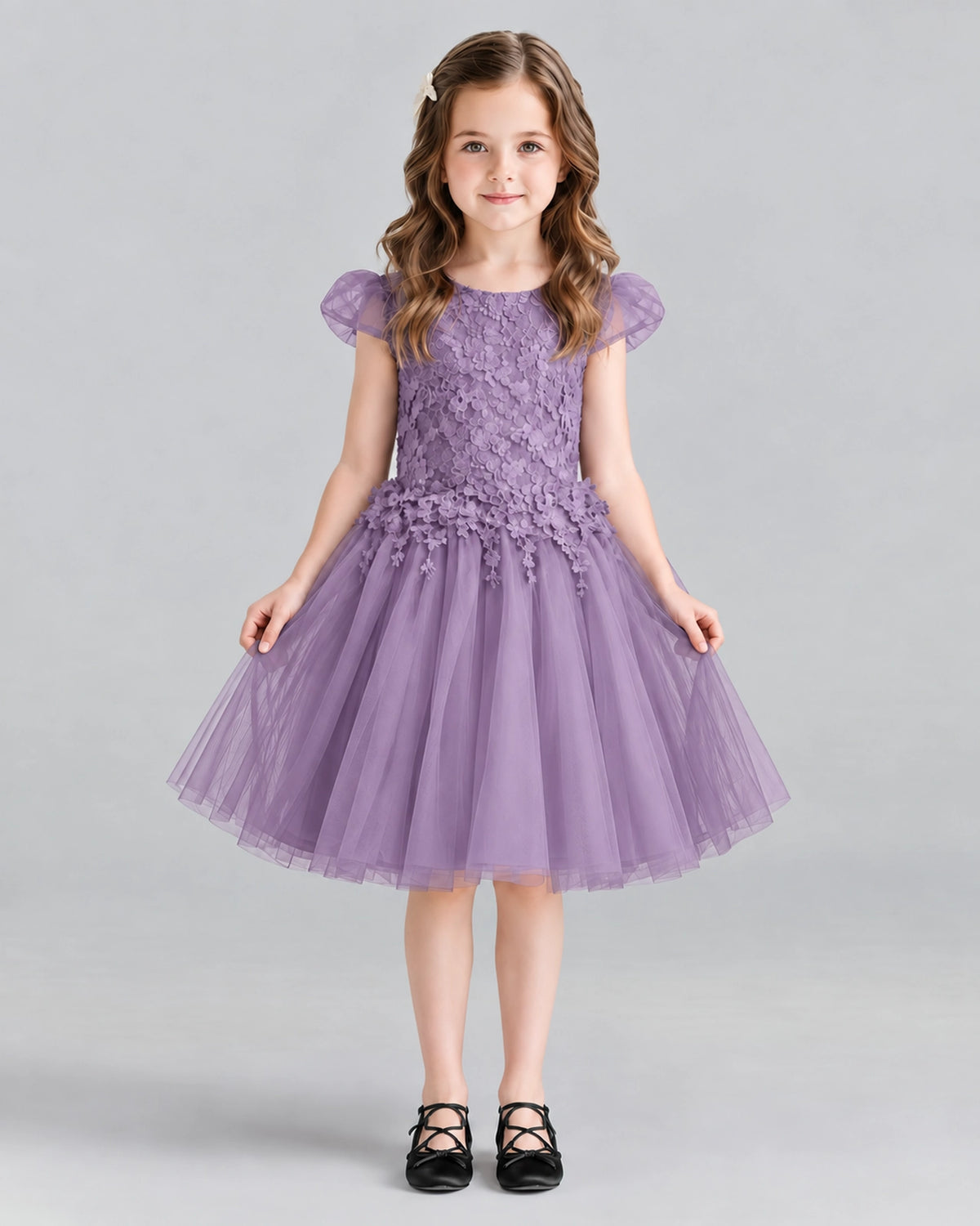 Wisteria Ball Gown Girls Formal Dresses Front