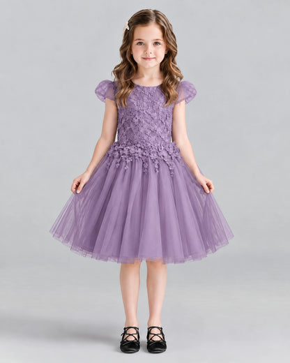 Wisteria Ball Gown Girls Formal Dresses Front