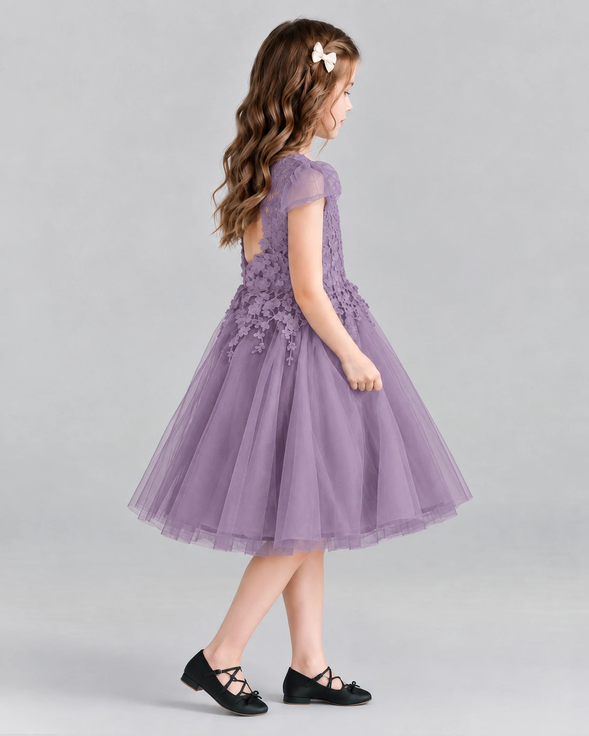 Wisteria Ball Gown Girls Formal Dresses Side