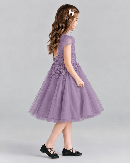Wisteria Ball Gown Girls Formal Dresses Side