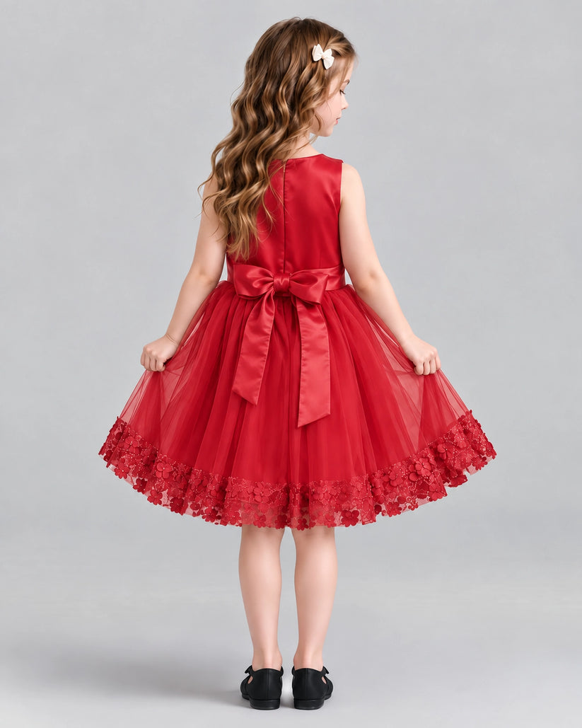 Windred A-line Girls Formal Dresses Back