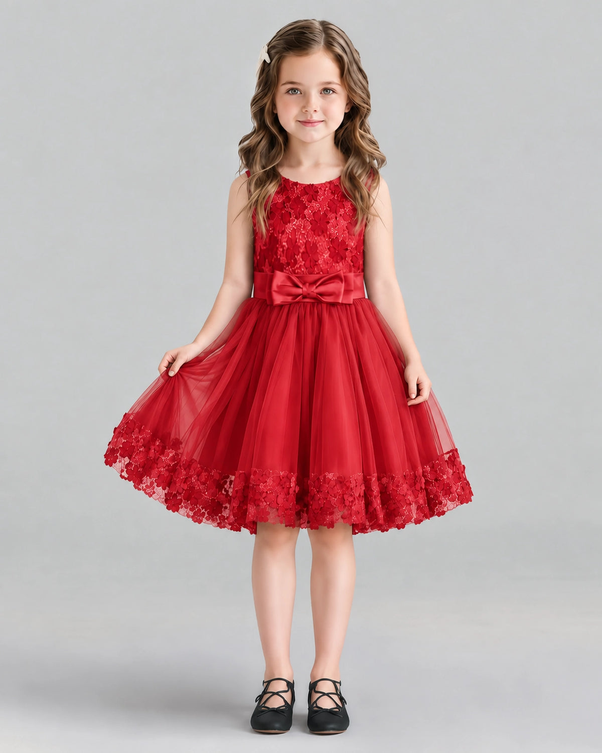 Windred A-line Girls Formal Dresses Front